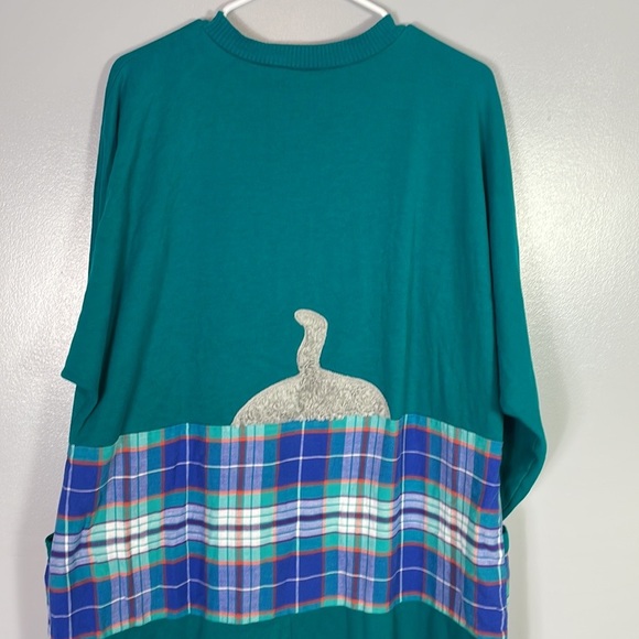 Vintage cat nightgown house dress - Picture 5 of 8